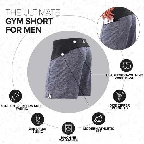Miniatura 3 de Anthem Athletics Hyperflex - Pantalones cortos de 7 pulgadas para hombre, para cross-training, entrenamiento y gimnasio
