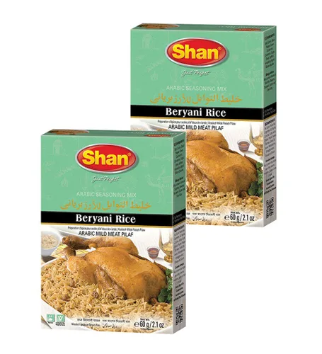 Miniatura 319 de Shan Korma Recipe and Seasoning Mix 1.76 oz (50g) - Spice Powder for Traditional Meat in Yogurt Sauce - Suitable for Vegetarians - Airtight Bag in a