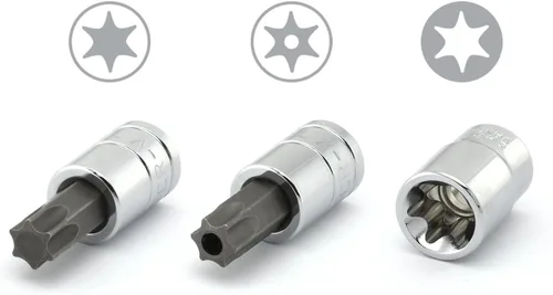 Miniatura 4 de Vector Tools Juego de brocas Torx y llaves Torx externas, a prueba de manipulaciones, T8 - T60 35 piezas