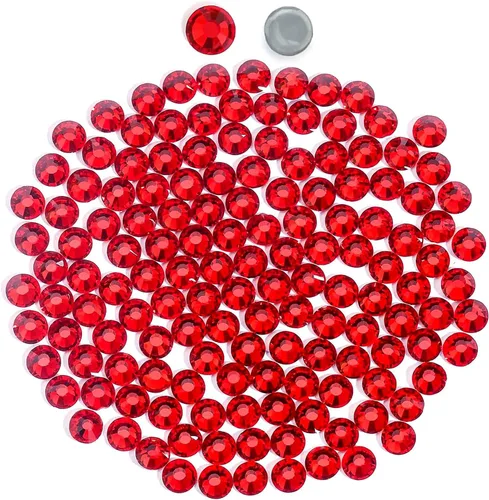 Miniatura 10 de Cristales negros redondos Hotfix de vidrio plano (SS12/3.2MM/1440pcs)