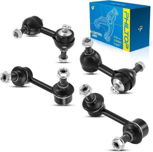 Miniatura 216 de PHILTOP Kit de suspensión delantera de 10 piezas, brazos de control inferiores con juntas de bola, eslabones de extremo de barra estabilizadora