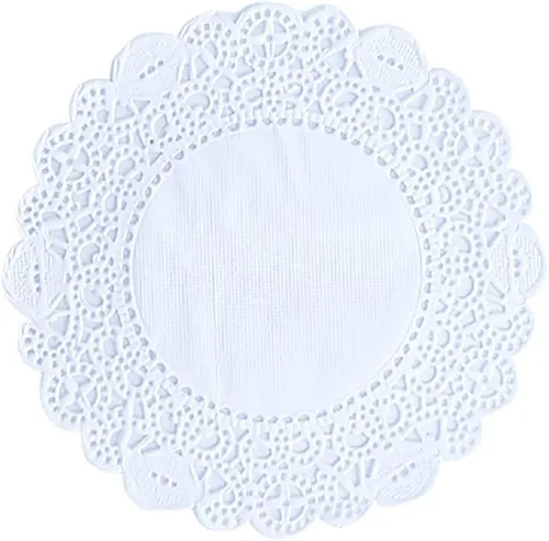 Miniatura 15 de 250 piezas de papel redondo de encaje de 3.5 pulgadas de alta calidad, sin polvo, corte limpio, diseño simple: fiesta/regalo/para tartas/decoración
