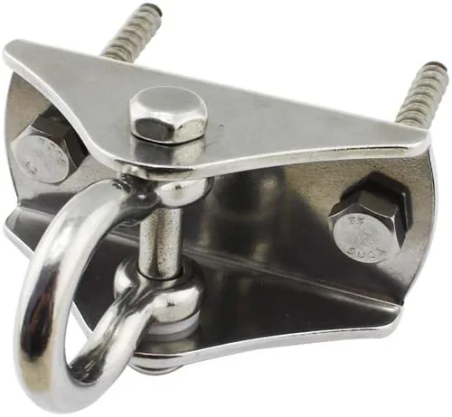 Miniatura 5 de Ganchos de columpio de acero inoxidable de capacidad de 1000 libras, ganchos de columpio resistentes para techo de hormigón de madera para columpios