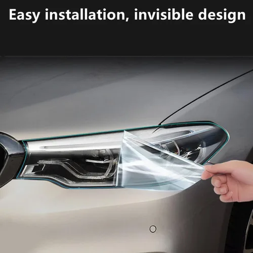 Miniatura 4 de Película protectora de faros delanteros de automóvil para Volvo XC40 XC60 XC90 S60 S90 V60 V90 2014-2022, adhesivo de TPU negro ahumado Para S90