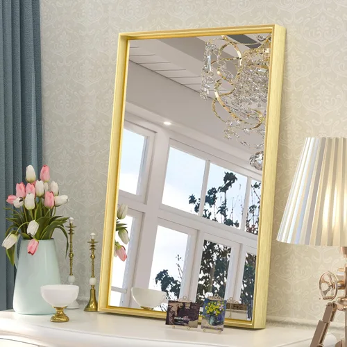 Miniatura 67 de Keonjinn - Espejo rectangular con marco negro para baño de 40 x 30 pulgadas, espejo de pared para sobre el lavabo, espejos de tocador de metal