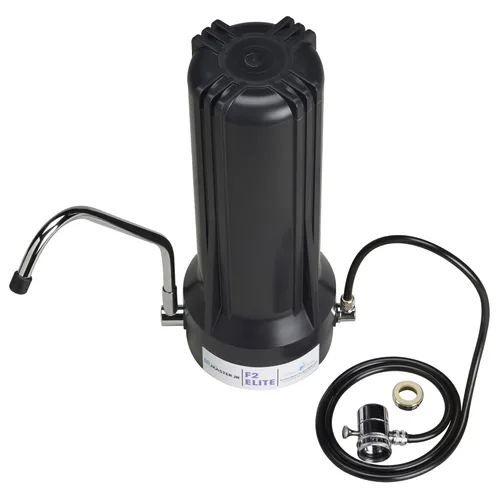 Home Master TMJRF2E Jr F2 Elite Sistema de filtro de agua para fregadero de 5 etapas, reemplazable para 500 galones, filtra fluoruro, cloramina,