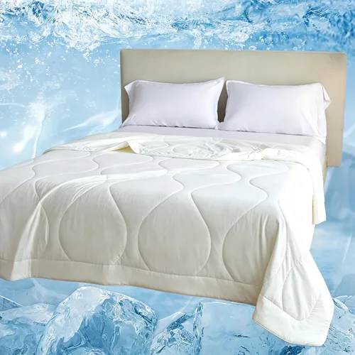 Miniatura 12 de Simple&Opulence Edredón refrescante tamaño King, manta refrescante de verano para personas que duermen con calor y sudores nocturnos, edredón ligero