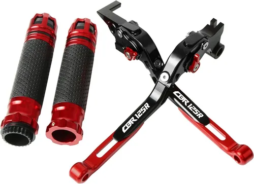Miniatura 16 de Accesorios CNC para motocicleta, ajustable, plegable, extensible, con logotipo, palancas de embrague de freno para Yamaha FZ6 FAZER FZ-6 FZ 6 10