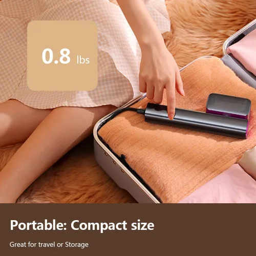 Miniatura 6 de Nesugar Vaporizador para ropa, vaporizador portátil de moda para ropa, 0.8 libras ligeramente, calentamiento rápido de 15 segundos, 10 minutos