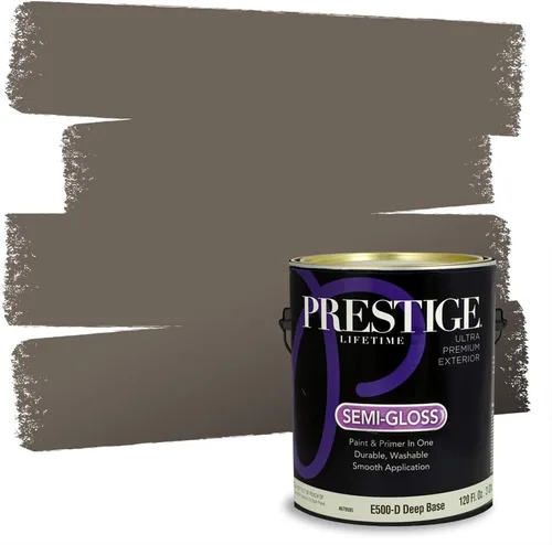 Miniatura 133 de Prestige Paints - 2 en 1, pintura base y pintura de exterior, P500-N-SW7020 SW6991-PCM