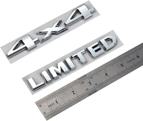 Miniatura 2 de Universal Limited Plus 4 x 4 - Adhesivo adhesivo para maletero trasero (cromado)