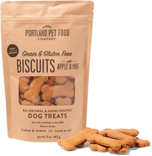 Miniatura 11 de Portland Pet Food Company - Golosinas naturales para perros, variedad de galletas de calabaza y pan de jengibre y tocino para perros, sin granos