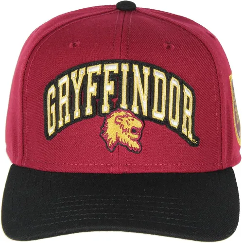 Miniatura 2 de Harry Potter Gryffindor - Gorra ajustable con diseño de escudo de casa, Gryffindor