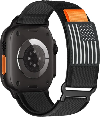 Miniatura 18 de ALMNVO - Correa unisex Trail Loop de nailon resistente para Apple Watch Ultra/2 de 1.92, 1.77, 1.73, 1.65, 1.61, 1.57, 1.49 pulgadas, para Apple