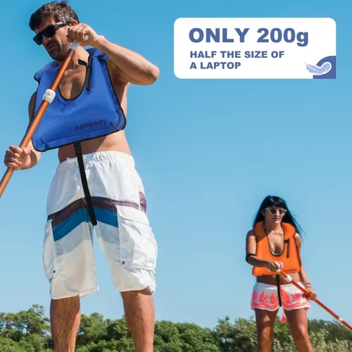 Miniatura 6 de Chaleco inflable de esnórquel para adultos, chaqueta de esnórquel portátil, chaleco de flotabilidad para esnórquel, natación, kayak, canotaje, carga