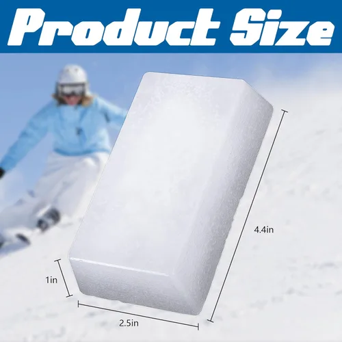 Miniatura 2 de Cera de snowboard y esquí - Cera universal para bloque de nieve - Cera de carreras de esquí y snowboard para proteger los accesorios de esquí