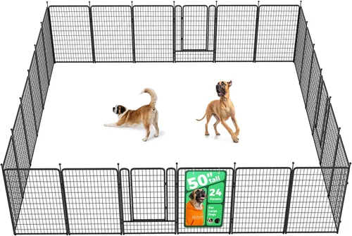 Miniatura 50 de FXW Rollick - Corralito para perros para patio, campamento con casa rodante, patentado, 24 pulgadas, 2 paneles