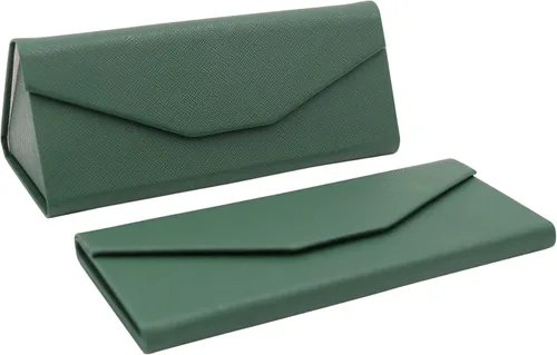 Miniatura 136 de Real Sic Funda para lentes de sol para hombres y mujeres, soporte magnético plegable para lentes de sol, inspirado en el color sólido