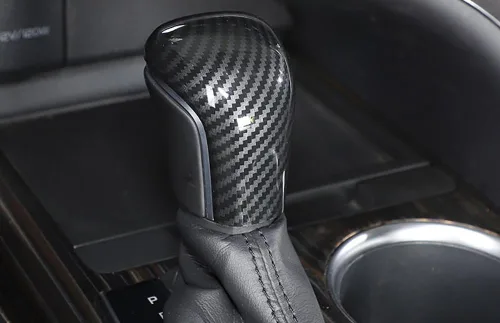 Miniatura 8 de ERIDANUS Accesorios para automóviles compatibles con Toyota Camry 2023 2022 2021 2020 2019 2018nterior Palanca de cambios (estilo fibra de carbono)