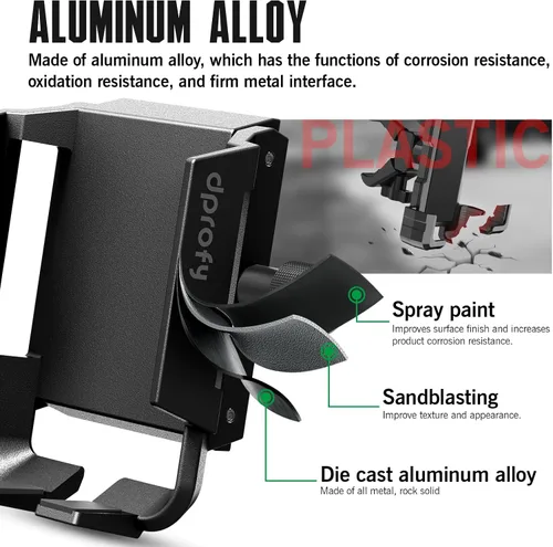 Miniatura 6 de Dprofy Soporte magnético fuerte para teléfono para carrito de golf, accesorios de golf, apto para todos los teléfonos inteligentes populares, diseño