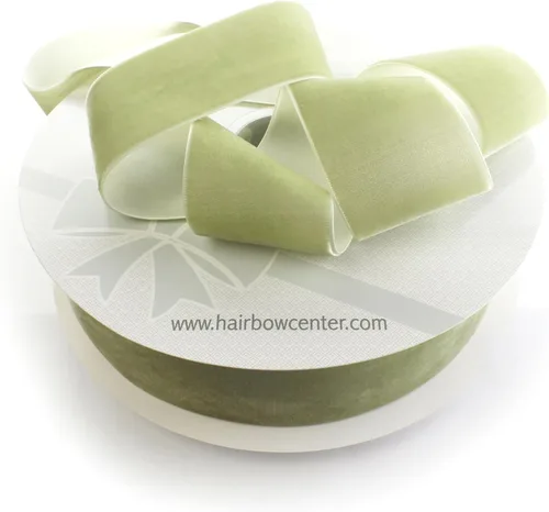 Miniatura 14 de Cinta de terciopelo de 2 pulgadas de un solo lado, suave felpa de lujo, ribete para manualidades para lazos para el cabello, costura, envoltura