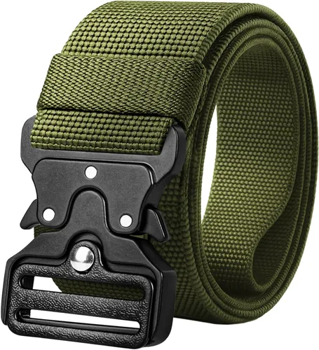 Miniatura 15 de TECEUM Tactical Belt – Heavy-Duty & Quick Release – Military, Work, Rigger, Duty & Utility Belt for Men