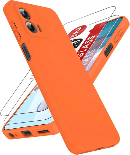 Miniatura 59 de LeYi Funda para Motorola Moto G Play 4G 2024: Funda para Moto G Play 4G 2024 con funda delgada y antiarañazos, silicona líquida a prueba de golpes