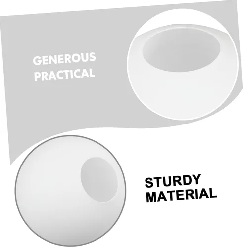 Miniatura 9 de Vaguelly Pantalla europea de vidrio esmerilado de 4.68 pulgadas, reemplazo redondo para lámpara de mesa, iluminación ambiental cálida, decoración