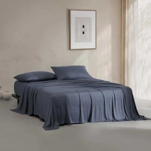 Miniatura 17 de Calvin Klein - Juego de sábanas de tamaño individual, ropa de cama de mezcla de algodón naturalmente suave - Sábanas con funda de almohada a juego
