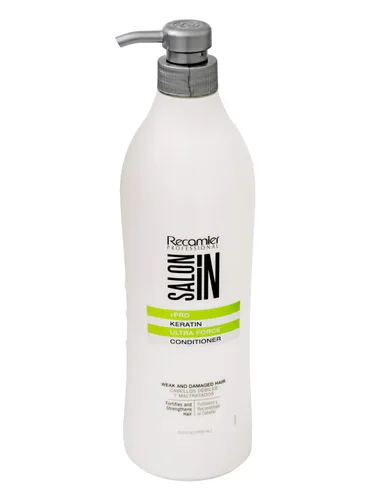 Miniatura 5 de Salon In by Recamier Keratin Ultra Force - Juego de champú y acondicionador para el cabello (33.8 fl oz / 33.8 fl oz) Reparación y fuerza