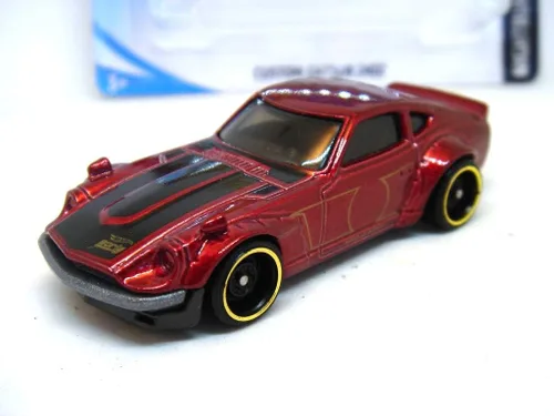 Miniatura 3 de Hot Wheels 2018 50 aniversario Nightburnerz Custom Datsun 240Z 140/365, granate