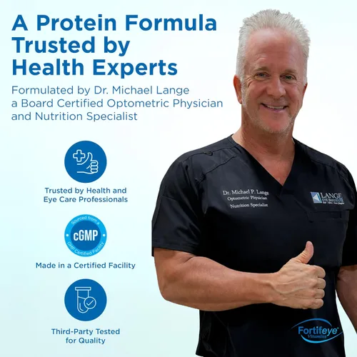 Miniatura 5 de Fortifeye Super New Zealand - Proteína de suero de leche alimentada con pasto sabor a dulce de chocolate amargo, 20 porciones, 1 paquete – Proteína
