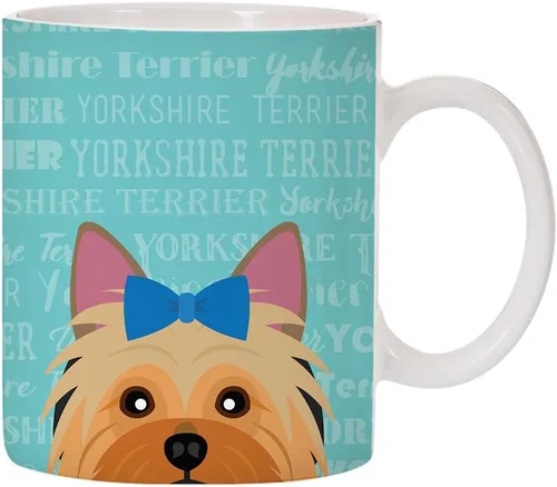 Miniatura 47 de Taza de café de cerámica con diseño de raza de perro de 11 oz (Border Collie)