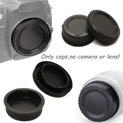 Miniatura 2 de Tapa de lente trasera y tapa frontal para Nikon D850 D7500 D3500 D5600 D5600 DSLR con lentes AF, AFS, AF-P, reemplaza la tapa Nikon BF-1B