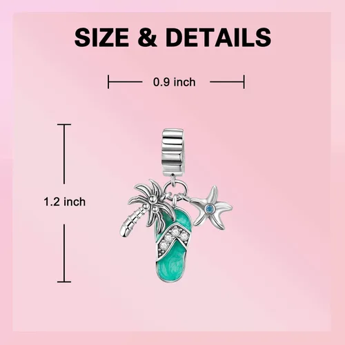 Miniatura 76 de Dije de girasol con diseño de estrella y luna y elefante para pulsera, collar de plata de ley 925, dijes de corazón de amor para mujer, regalo