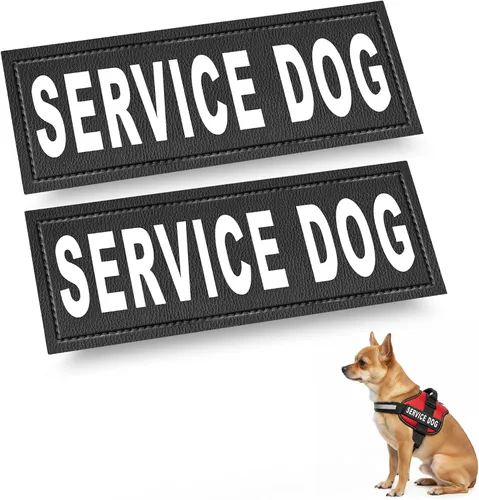 Miniatura 12 de Parches para gancho y bucle de arnés de perro de servicio, parche de "emotional support" durante el adiestramiento de perros de servicio y perros