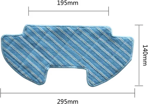 Miniatura 7 de Kit de repuesto de piezas para aspiradora robot, rodillo, filtro de cepillo lateral suave, compatible con Midea VCR07 VCR08 MR09, compatible con 6
