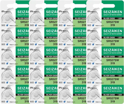 Miniatura 30 de 321 SR616SW - 10 pilas para reloj de óxido de plata sin mercurio, 1,55 V, fabricadas en Japón por Seiko