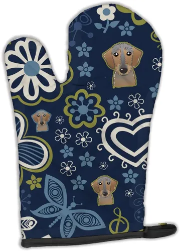 Miniatura 176 de Caroline's Treasures BB4020OVMT Dog House Collection Border Collie - Guante de horno grueso resistente al calor para sartenes calientes y horno