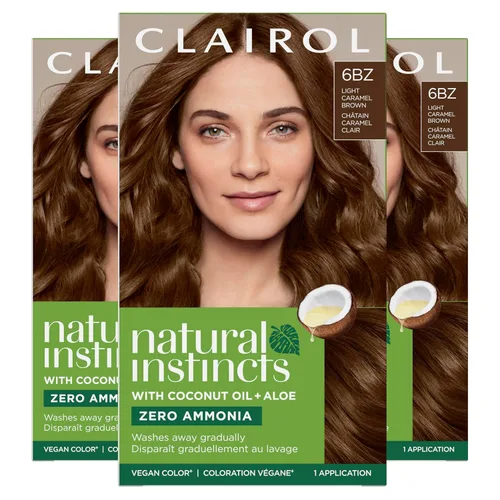 Miniatura 16 de Clairol Natural Instincts - Tinte semipermanente para el cabello, color negro azul 2BB, paquete de 1 unidad 2BB Azul Negro