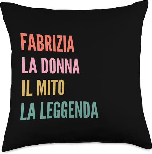 Miniatura 4 de Funny Italian First Name Design - Fabrizia Throw Pillow