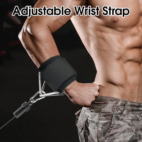 Miniatura 4 de Tobilleras ajustables para máquina de cable, correas acolchadas de neopreno, paquete de 4 cómodas correas de tobillo para muñeca, entrenamiento