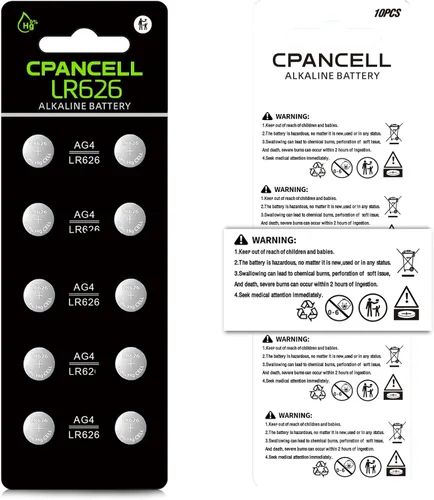 Miniatura 5 de CPANCELL SR626SW - Batería de reloj 376 377 LR626 AG4 1.5V Batería de reloj (10 unidades)