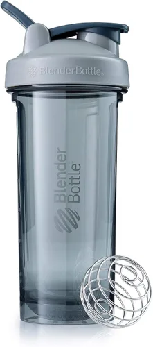 Miniatura 24 de BlenderBottle - Botella agitadora Pro Series ideal para batidos de proteínas y preentrenamiento, 32 onzas, color negro