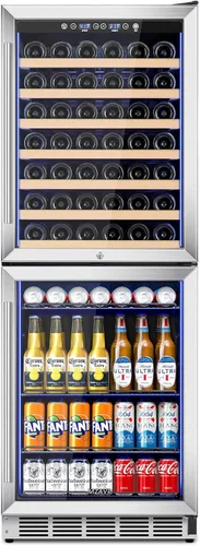 Miniatura 21 de Mini Refrigerador de Vino, Refrigerador Enfriador de Vino de 12 Botellas, Bodega de Vino Independiente para Vino Rojo y Blanco, Control