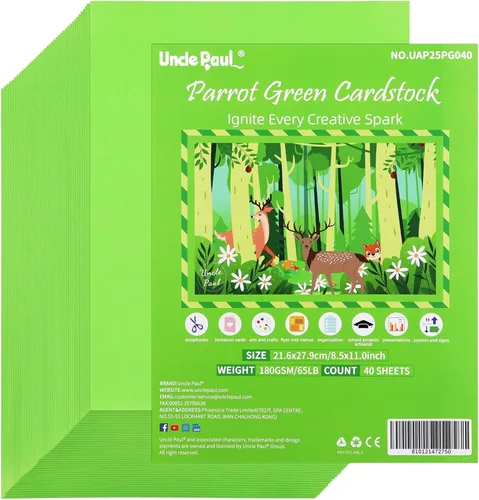 Miniatura 15 de Uncle Paul 40 hojas románticas de cartulina rosa – 8.5 x 11 pulgadas, doble cara, papel de impresora de 65 libras, perfecto para álbumes de rosado