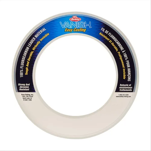 Miniatura 8 de Berkley Vanish Línea de Pesca de Fluorocarbono/Material Líder Transparente - Desvanecer