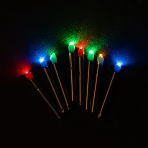 Miniatura 6 de 6.2/GT - Batería de repuesto de luz LED de alta capacidad para señuelos de pesca, bobbers, flechas, flotadores de pesca, luces de poste, Rojo