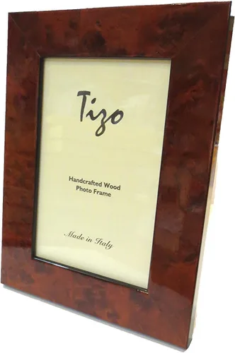 Miniatura 2 de Marco de madera marrón Tizo de 8 x 10 pulgadas, fabricado en Italia