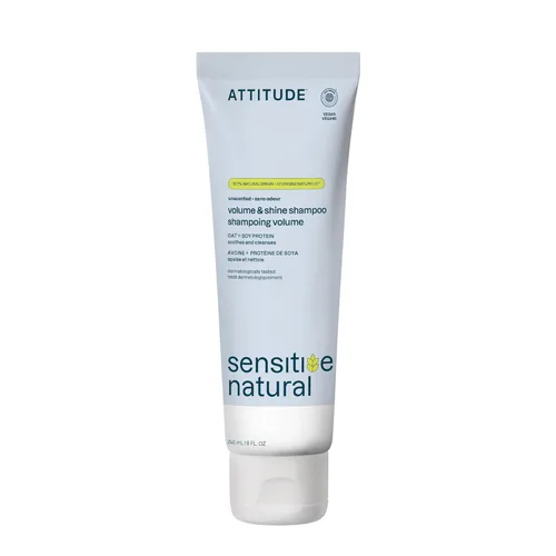 Miniatura 11 de ATTITUDE Champú para el cabello para cuero cabelludo seco sensible, verificado por EWG, avena calmante, protege el color, ingredientes derivados